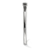 14k White Gold Diamond Bar Ring