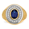 Gold Mens CZ Rings