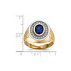 Gold Mens CZ Rings