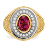 Gold Mens CZ Rings