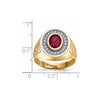 Gold Mens CZ Rings
