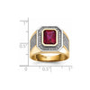 Gold Mens CZ Rings