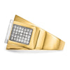 Gold Mens CZ Rings
