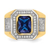 Gold Mens CZ Rings