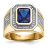 Gold Mens CZ Rings