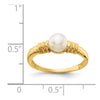 Gold Pearl Ring