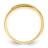 14K Polished CZ Fashion Ring
