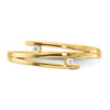 14K Polished CZ Fashion Ring