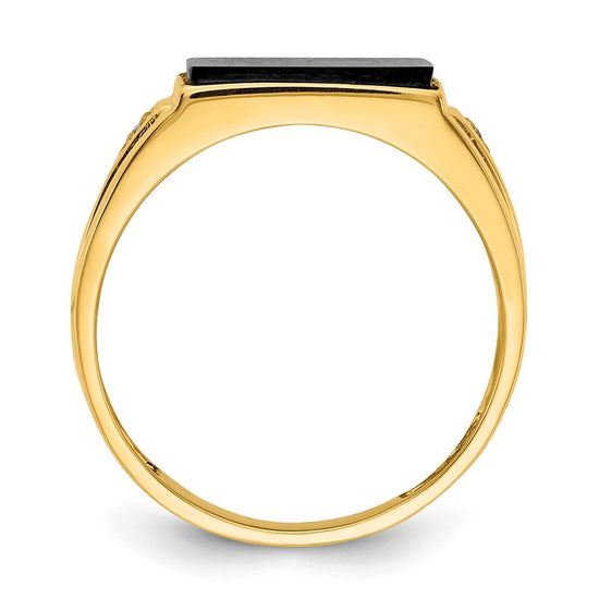 Men's Onyx & Diamond Rings
