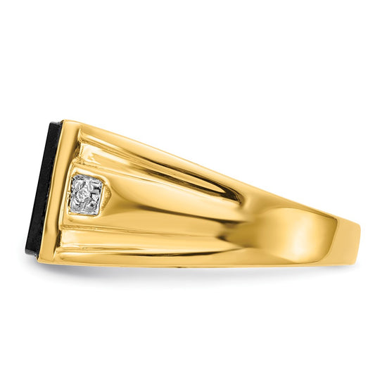 Men's Onyx & Diamond Rings