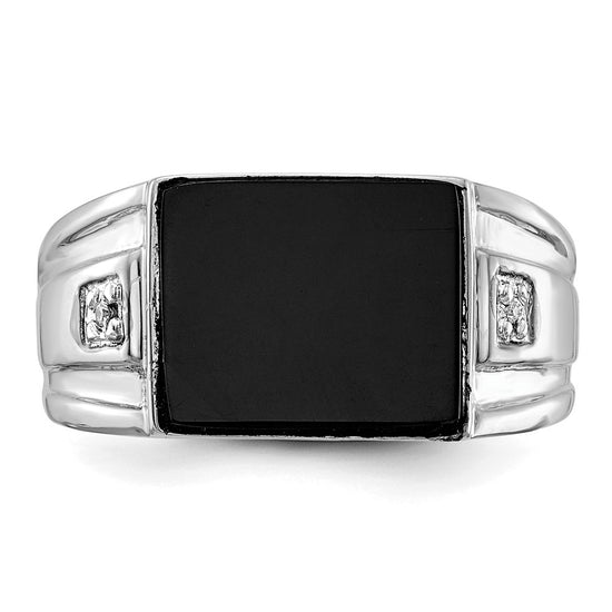 Men's Onyx & Diamond Rings