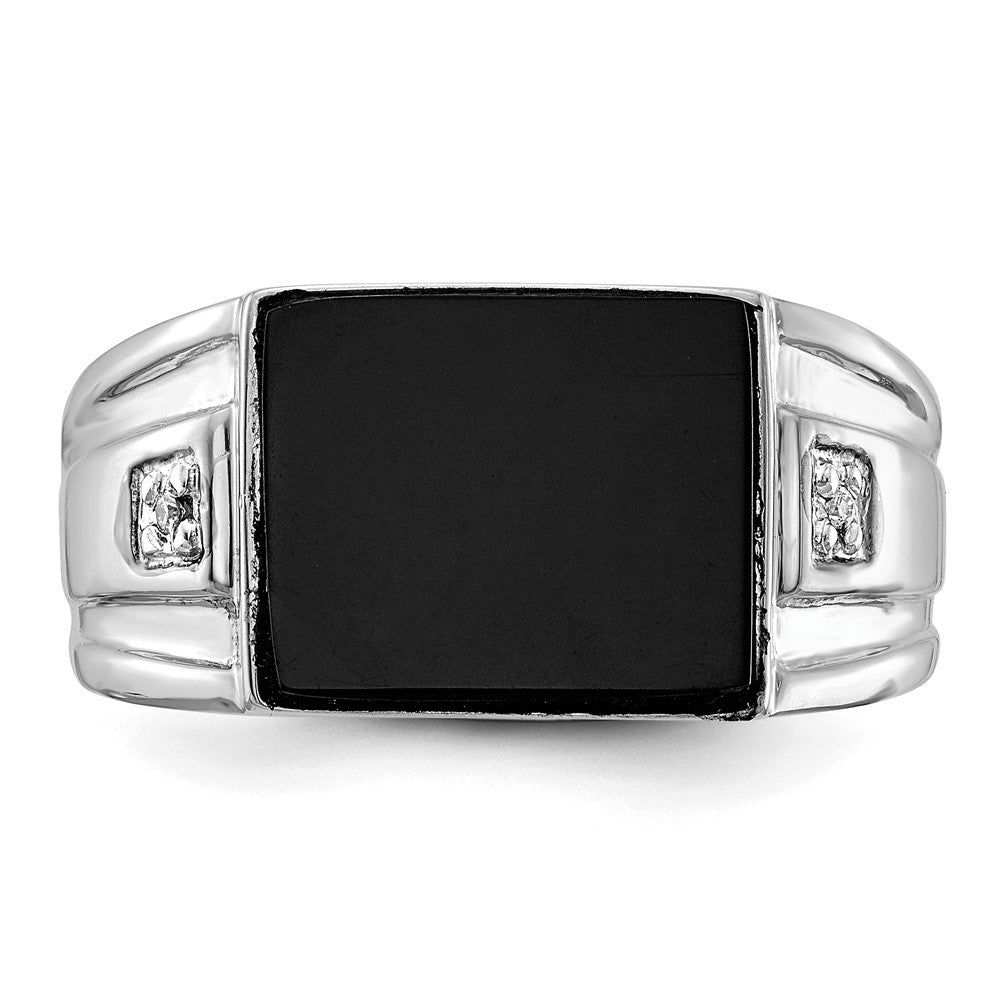 Men's Onyx & Diamond Rings