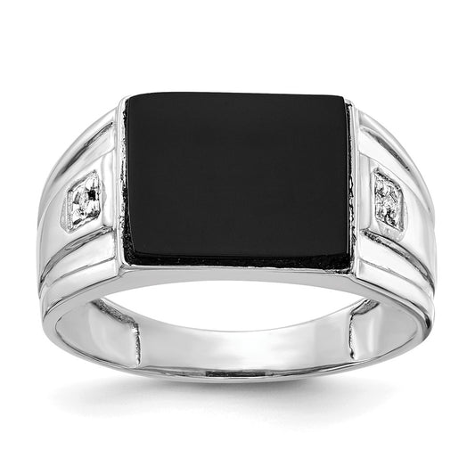 Men's Onyx & Diamond Rings