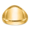 14k Men's Polished and Textured with Black Enamel and Oval Onyx Masonic Ring