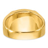 14k Men's Polished and Textured Masonic Ring Mounting