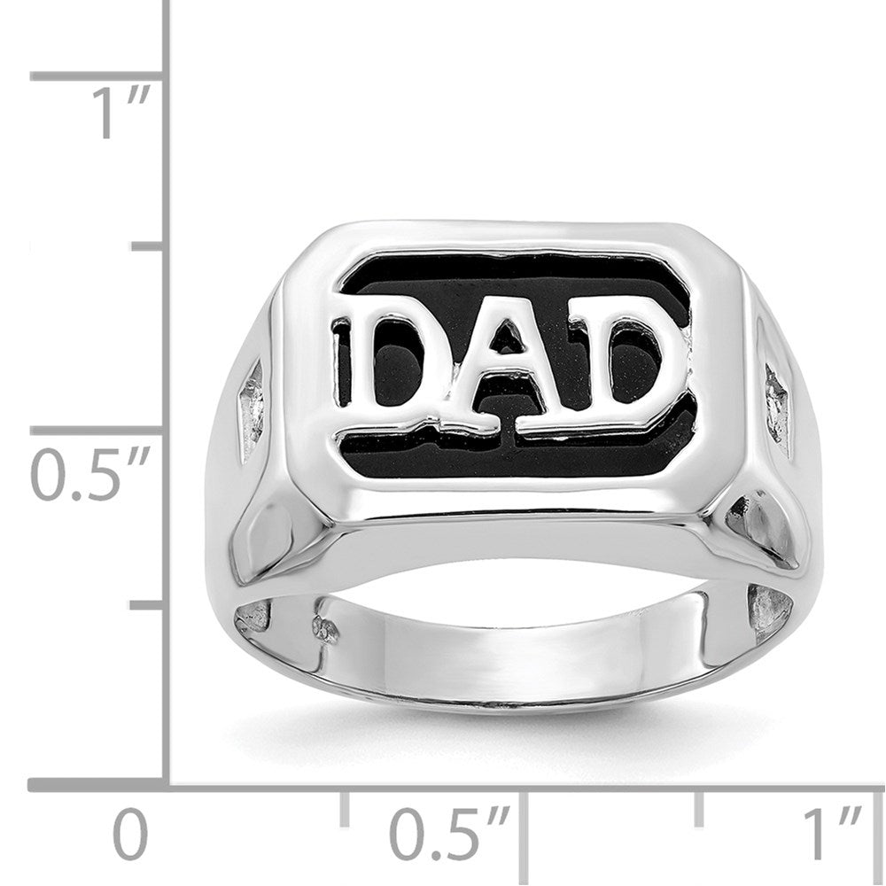 Men's Diamond 'DAD' Rings