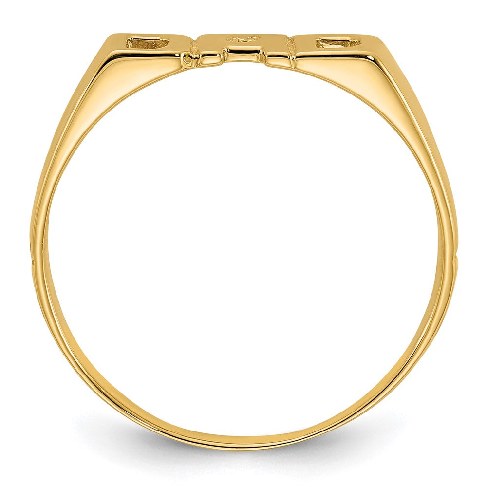 Men's Diamond 'DAD' Rings