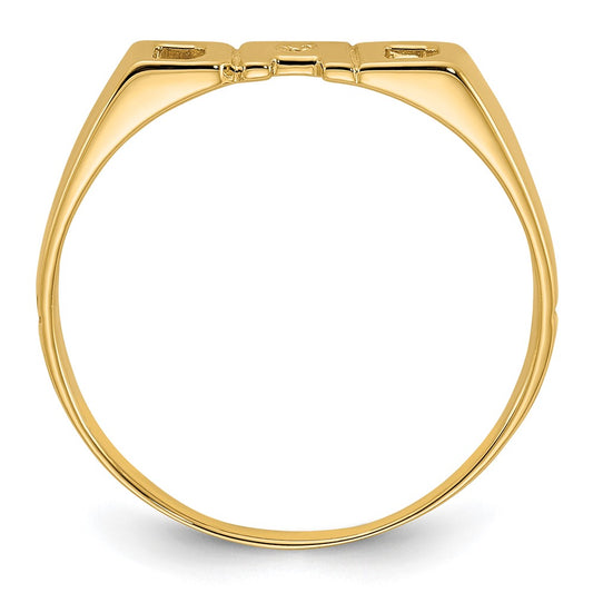 14k VS Diamond Mens DAD Ring