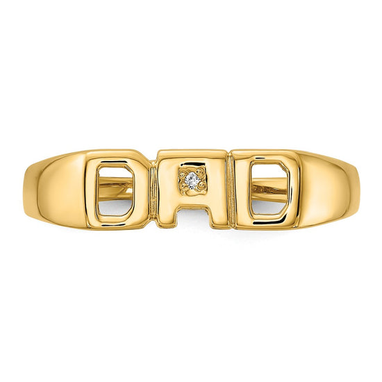 Men's Diamond 'DAD' Rings