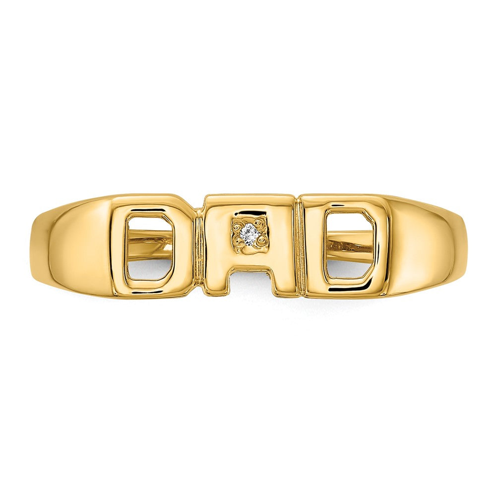 Men's Diamond 'DAD' Rings