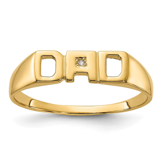 Men's Diamond 'DAD' Rings