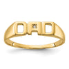 Men's Diamond 'DAD' Rings