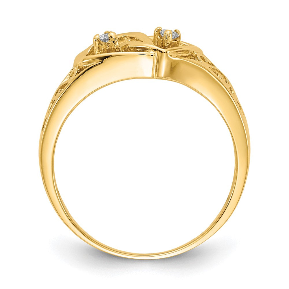 Diamond Heart Rings