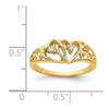 Diamond Heart Rings