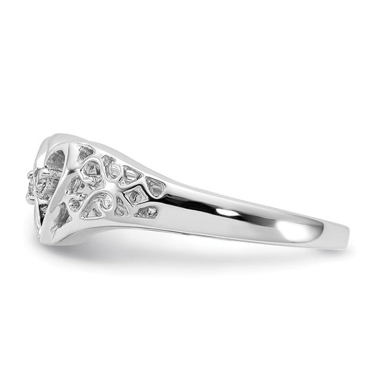 Diamond Heart Rings