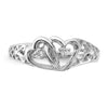 Diamond Heart Rings