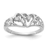 Diamond Heart Rings