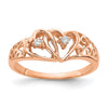 Diamond Heart Rings