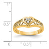 Diamond Heart Rings