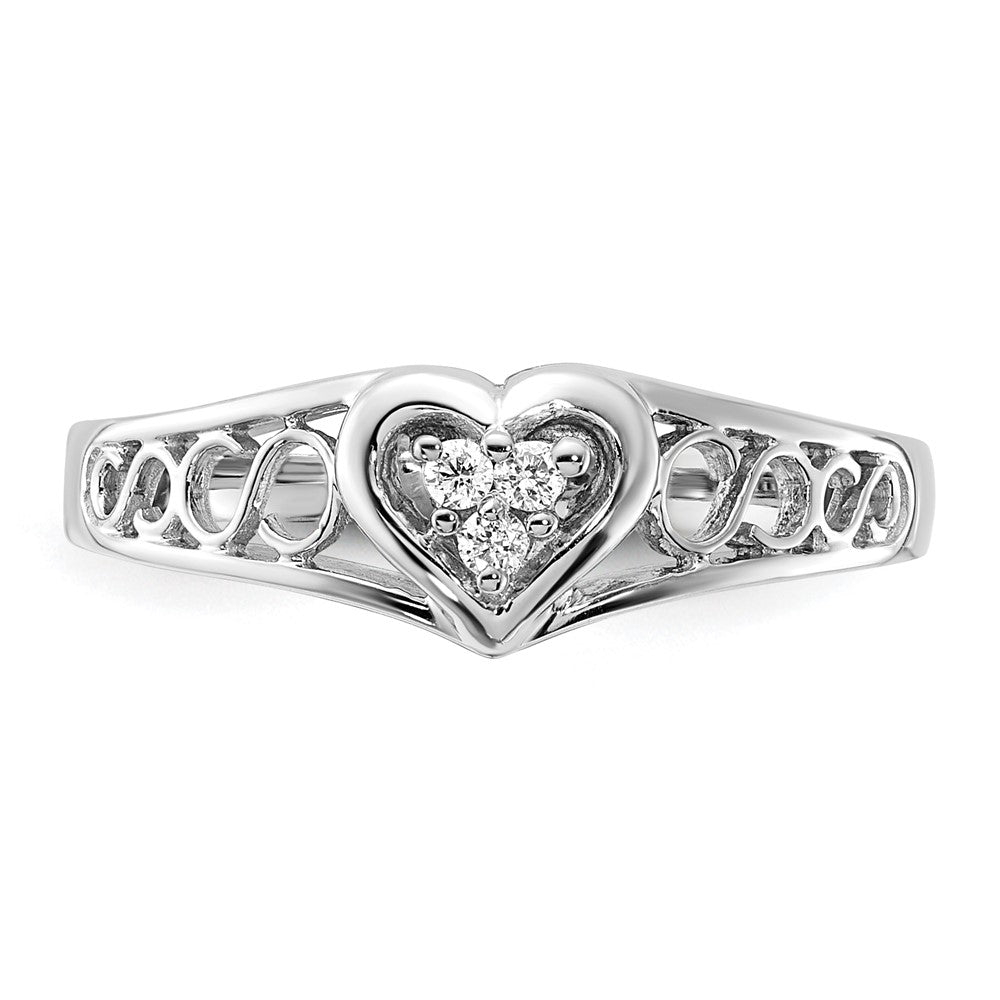 Diamond Heart Rings
