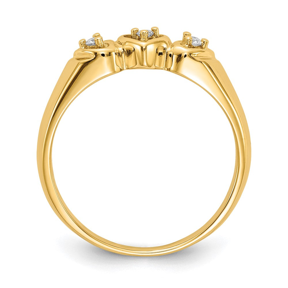Diamond Heart Rings