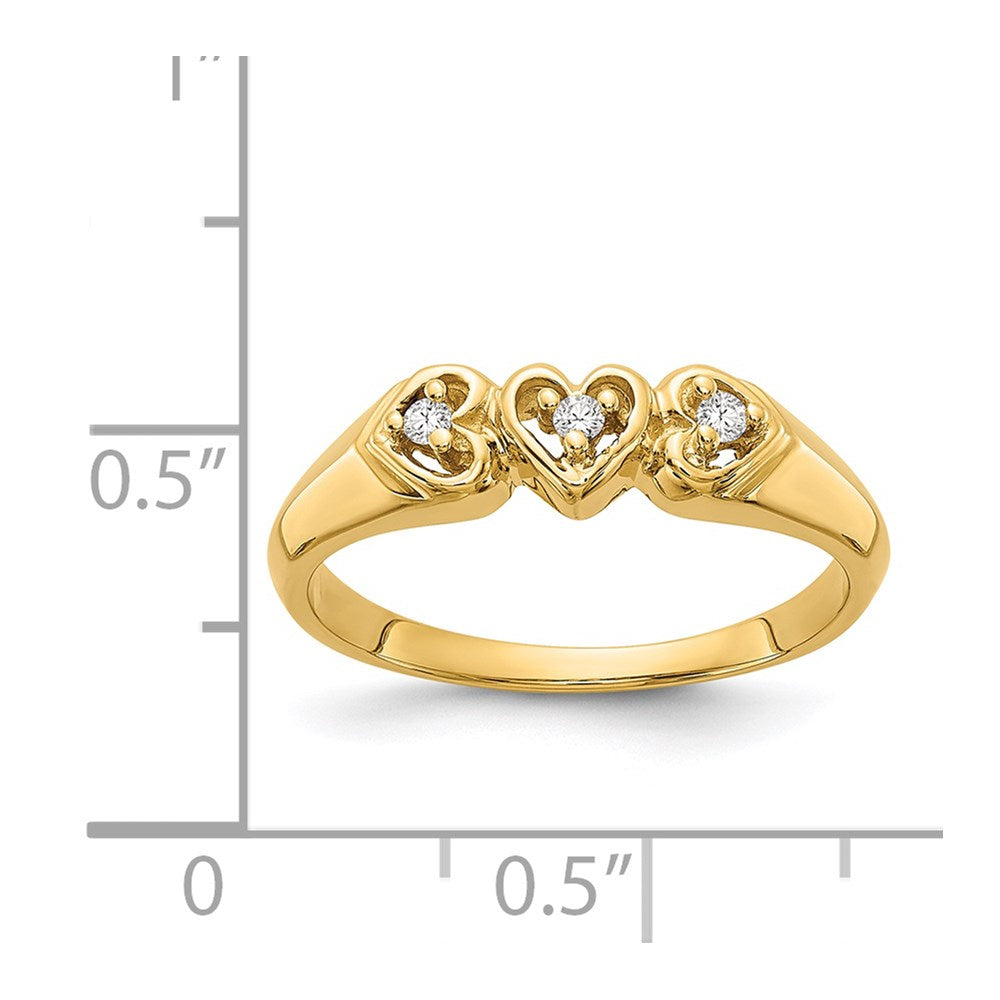 Diamond Heart Rings
