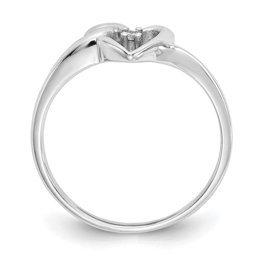 Diamond Heart Rings