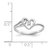 Diamond Heart Rings