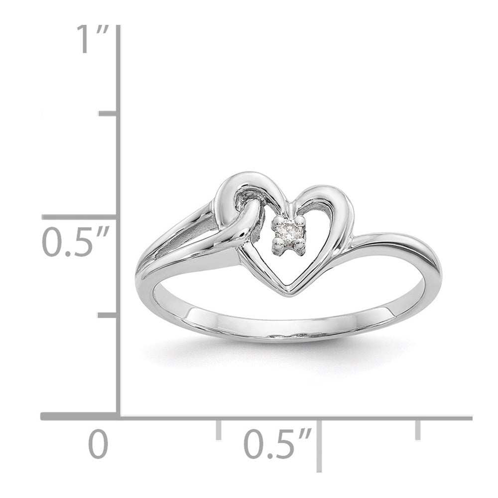 Diamond Heart Rings