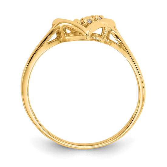 Diamond Heart Rings