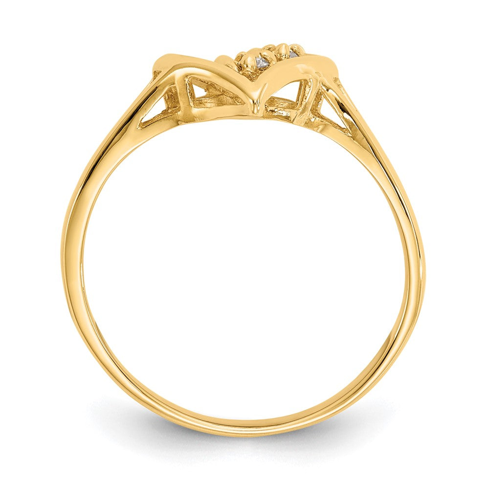 Diamond Heart Rings
