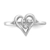 Diamond Heart Rings