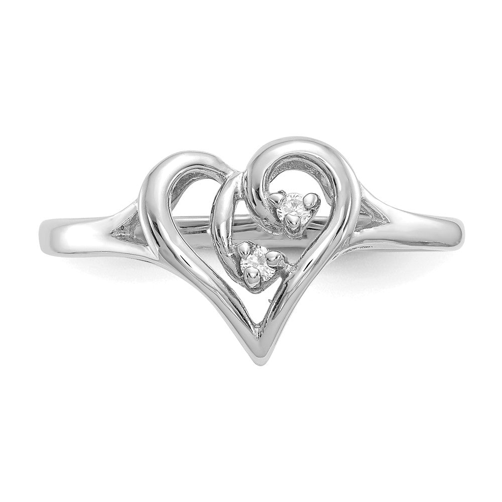 Diamond Heart Rings
