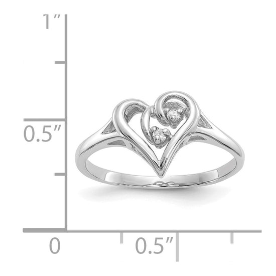 Diamond Heart Rings