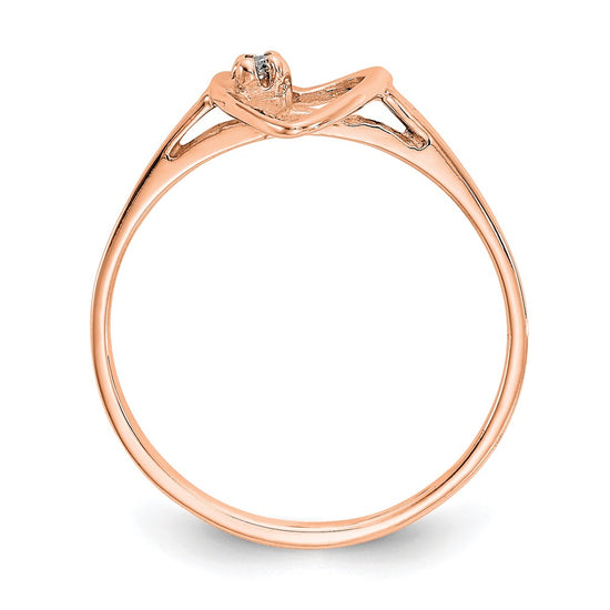 Diamond Heart Rings