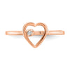 Diamond Heart Rings