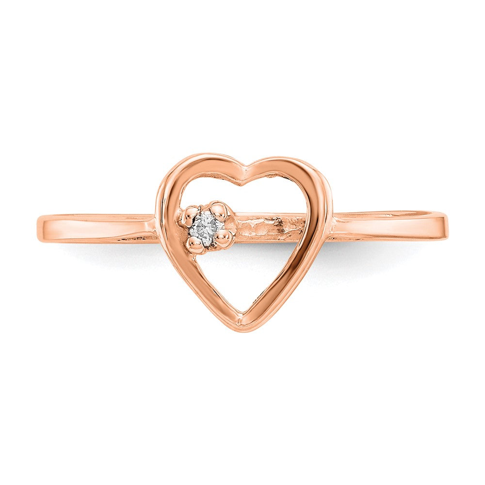 Diamond Heart Rings