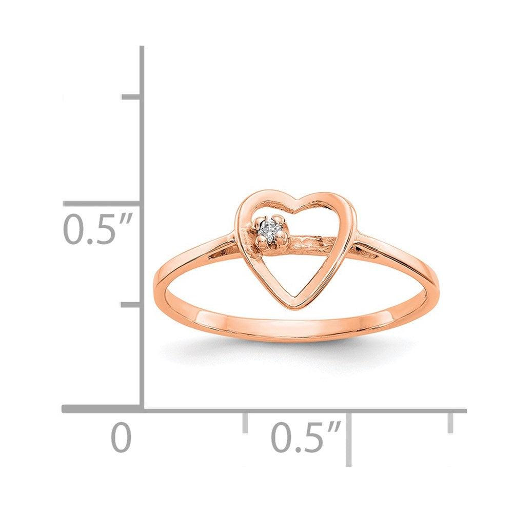 Diamond Heart Rings