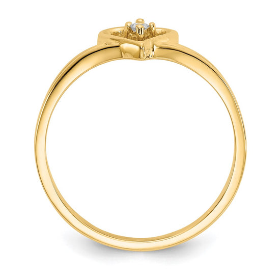 Diamond Heart Rings