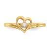 Diamond Heart Rings